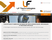 Tablet Screenshot of lftechnologies.fr